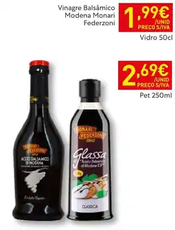 Recheio Vinagre Balsâmico Modena Monari Federzoni promoção