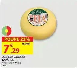 Auchan Queijo de Vaca Seia promoção