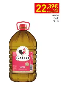 Recheio Azeite Gallo promoção
