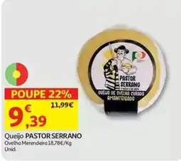 Auchan Queijo pastor serrano promoção