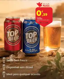 Auchan Cerveja top beer promoção