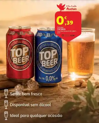 Auchan Cerveja top beer promoção