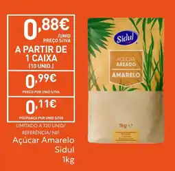 Recheio Açúcar Amarelo Sidul promoção