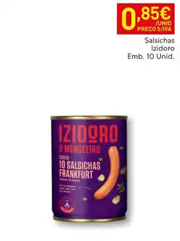 Recheio Salsichas izidoro promoção