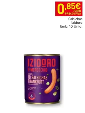 Recheio Salsichas izidoro promoção