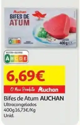 Auchan Bifes de Atum Auchan promoção