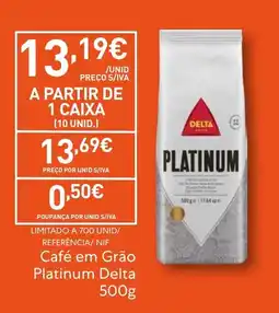 Recheio Café em Grão Platinum Delta promoção