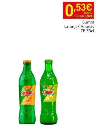 Recheio Sumol Laranja/ Ananás promoção