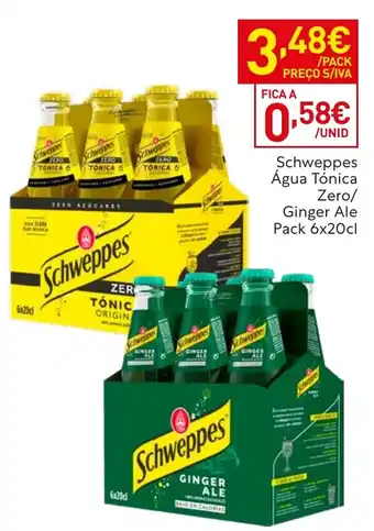 Recheio Schweppes Água Tónica promoção