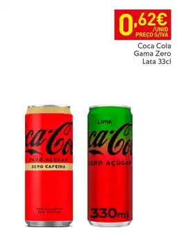 Recheio Coca Cola Gama Zero promoção