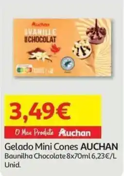 Auchan Gelado Mini Cones AUCHAN promoção