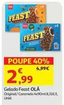 Auchan Gelado Feast OLÁ promoção