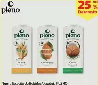 Auchan Bebidas Vegetais Pleno promoção