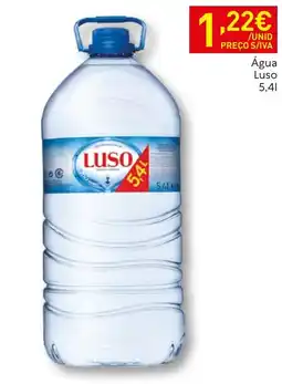 Recheio Água Luso promoção