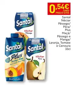 Recheio Santal Néctar Pêssego/ Pêra/ Plus Maçã/ Pêssego e Manga/ Laranja, Tomate e Cenoura promoção