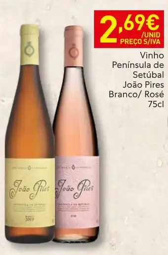 Recheio Vinho Península de Setúbal João Pires Branco/ Rosé promoção
