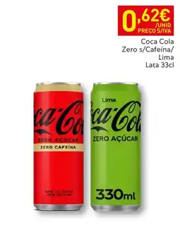Recheio Coca Cola Zero s/Cafeína/ Lima promoção