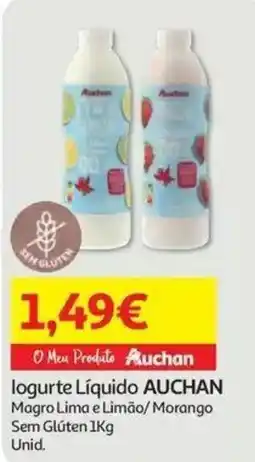 Auchan Iogurte Líquido Auchan promoção