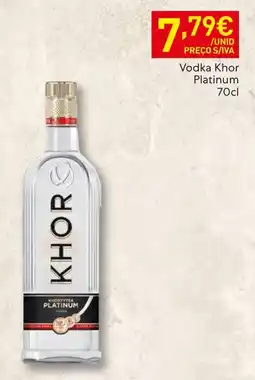 Recheio Vodka Khor Platinum promoção