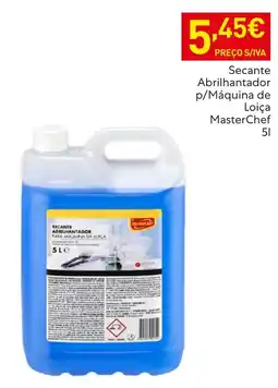 Recheio Secante Abrilhantador p/Máquina de Loiça MasterChef promoção