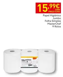 Recheio Papel Higiênico Jumbo MasterChef promoção