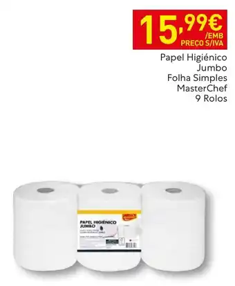 Recheio Papel Higiênico Jumbo MasterChef promoção