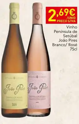 Recheio Vinho Península de Setúbal João Pires Branco/ Rosé promoção
