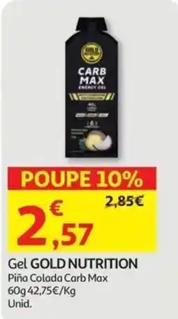Auchan Gel gold nutrition promoção
