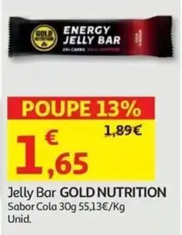 Auchan Jelly Bar Gold Nutrition promoção