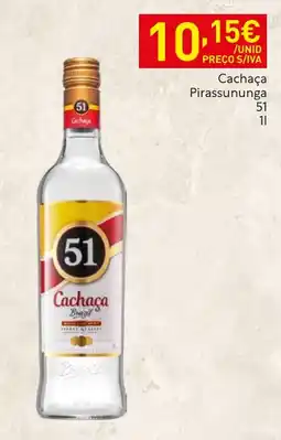 Recheio Cachaça Pirassununga 51 promoção