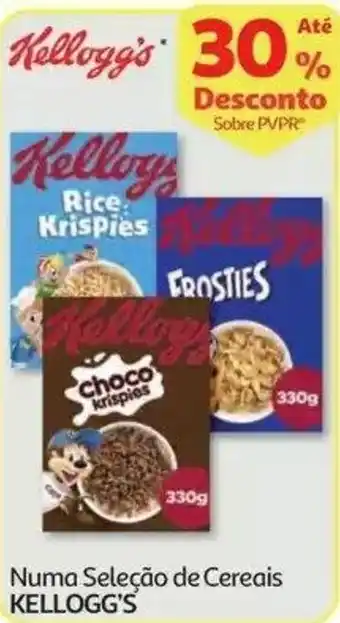 Auchan Numa Seleção de Cereais Kellogg's promoção
