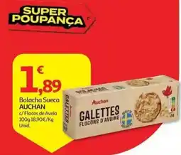 Auchan Bolacha Sueca Auchan promoção