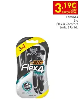 Recheio Lâminas bic flex 4 comfort promoção