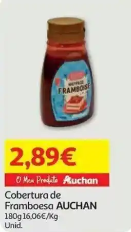 Auchan Cobertura de Framboesa Auchan promoção