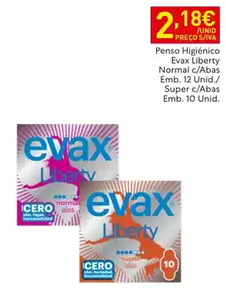 Recheio Penso Higiênico Evax Liberty promoção