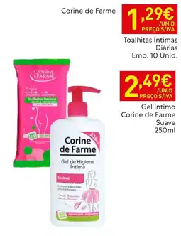 Recheio Corine de Farme Gel de Higiene Intima Suave promoção