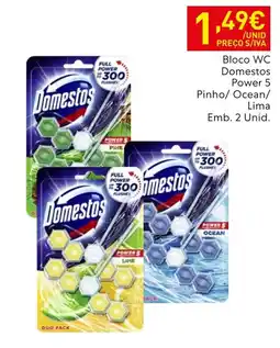 Recheio Bloco wc domestos power 5 promoção