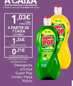 Recheio Detergente p/Loiça Super Pop promoção