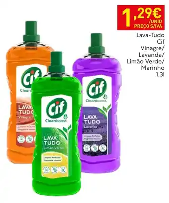 Recheio Lava-Tudo Cif promoção