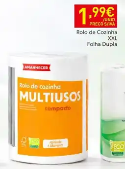 Recheio Amanhecer rolo de cozinha multiusos compacto promoção