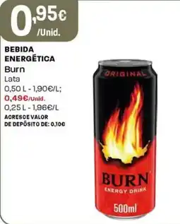 Intermarché Bebida energética burn promoção