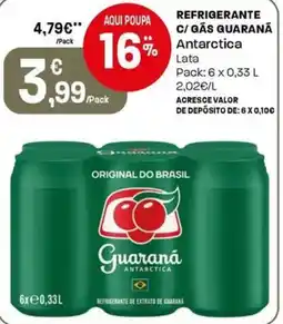 Intermarché Refrigerante c/ gas guaraná antarctica promoção