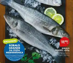 Pingo Doce Robalo grande da costa mediterrânica promoção