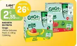 Intermarché Saqueta de fruta gogo promoção