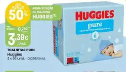 Intermarché Toalhitas pure huggies promoção