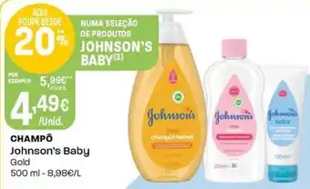 Intermarché Champô johnson's baby promoção
