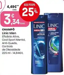 Intermarché Champô linic men promoção
