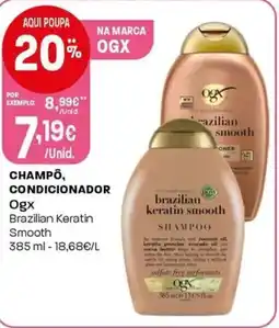 Intermarché Champo, condicionador ogx promoção