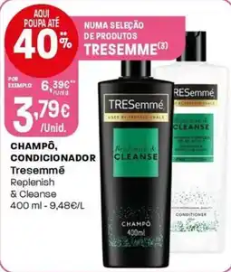 Intermarché Champo, condicionador tresemmé promoção