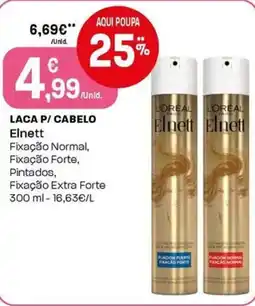 Intermarché Laca p/cabelo elnett promoção